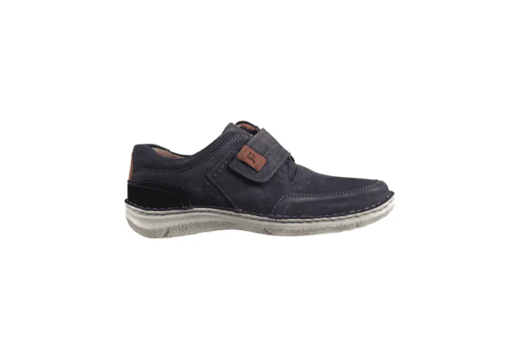 Josef Seibel Anvers 83 Velcro Shoe<Men Wide Fitting