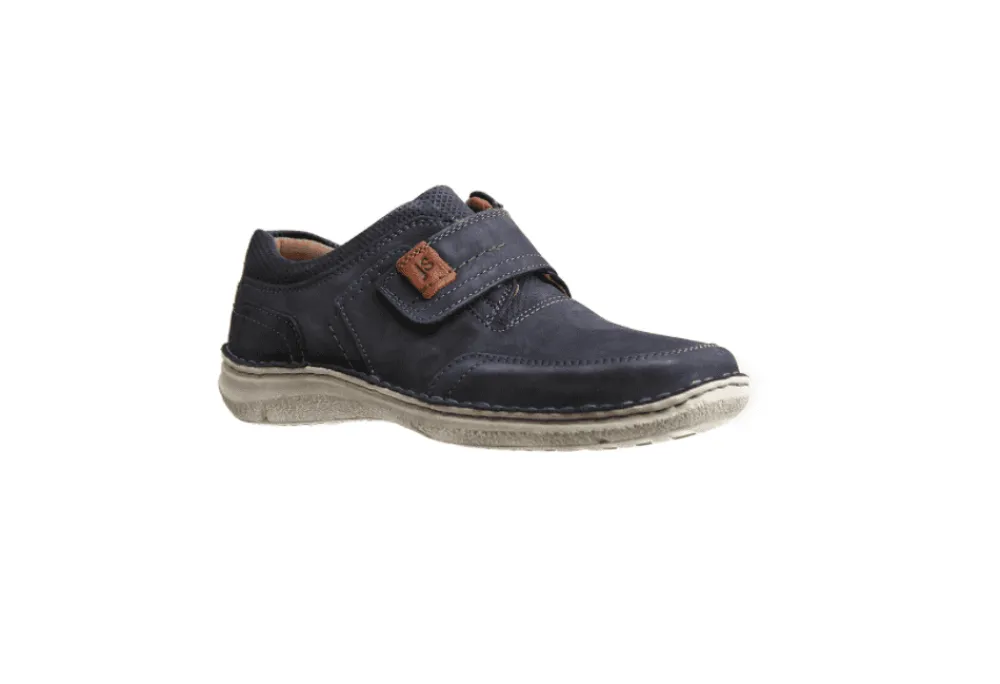 Josef Seibel Anvers 83 Velcro Shoe<Men Wide Fitting