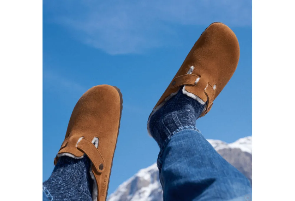 Birkenstock Boston Shearling Clog<Men Slippers