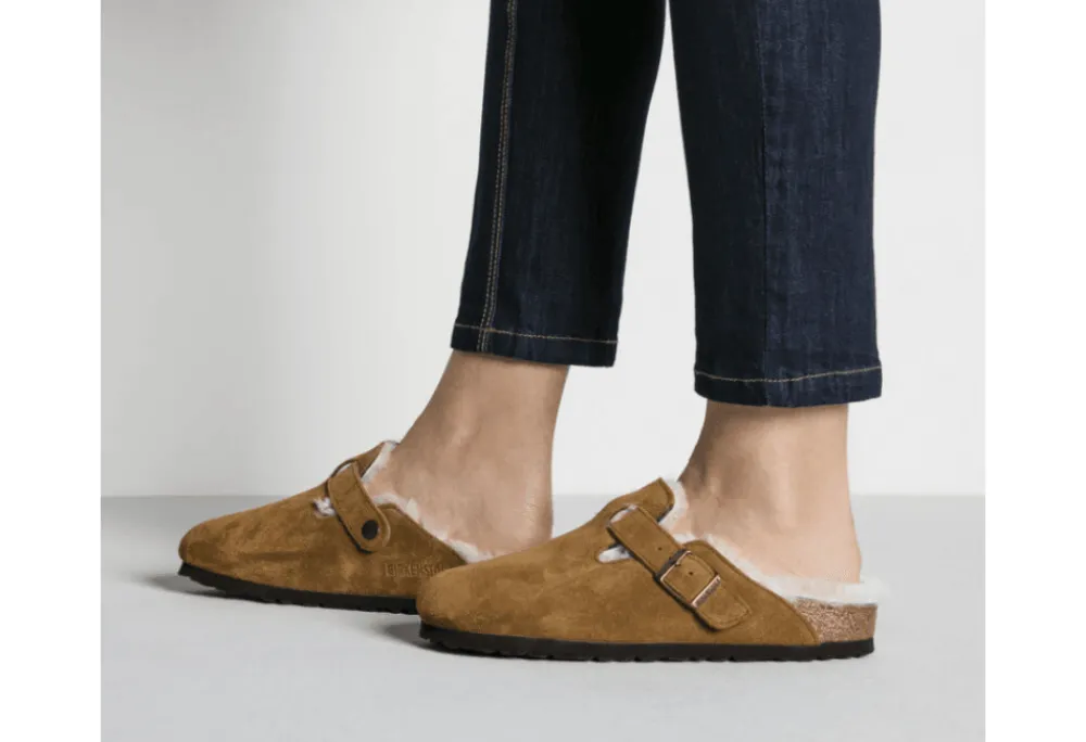 Birkenstock Boston Shearling Clog<Men Slippers