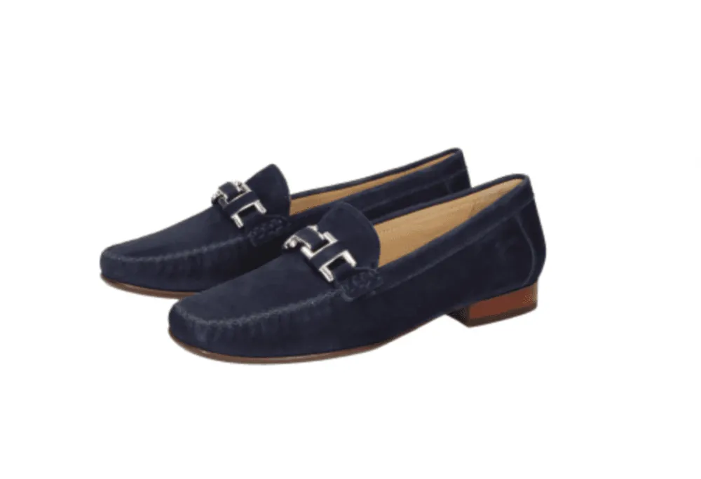 Sioux Cambria Suede Chained Loafer<Women Loafers