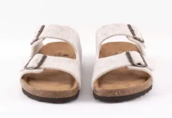 Shepherd Cassandra Wool Double Strap Sandal<Women Slippers