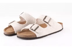 Shepherd Cassandra Wool Double Strap Sandal<Women Slippers
