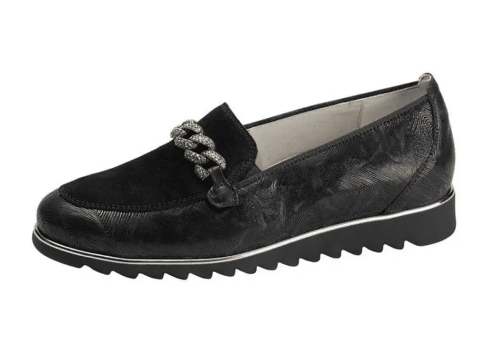 Waldlaufer H-Ragna Wide Fitting Chain Loafer<Women Wide Fitting