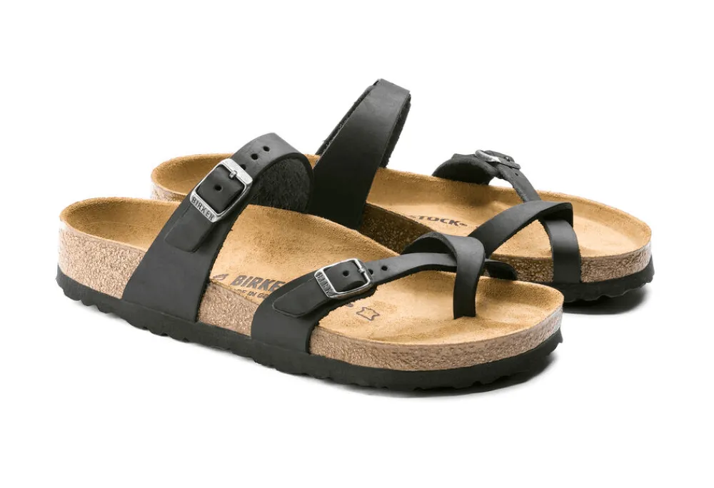Birkenstock Mayari Oiled Leather Strap Sandal<Women Sandals