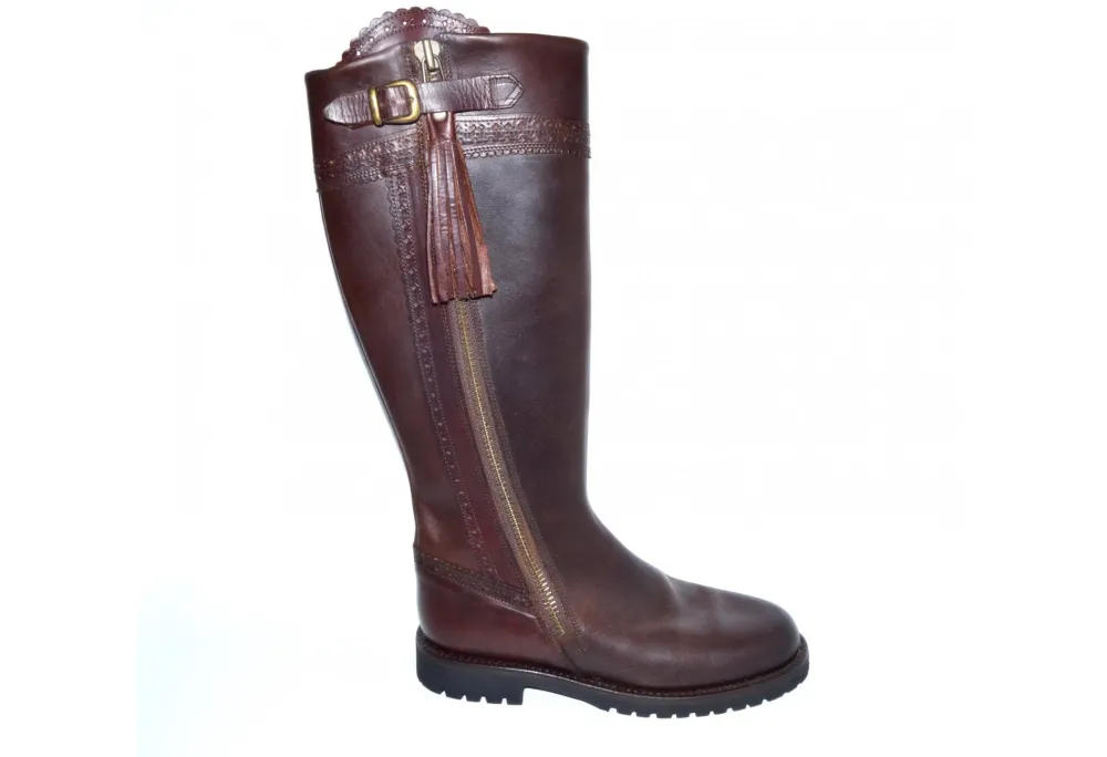 Palanco The Sofia Tassel Riding Boot<Women Boots