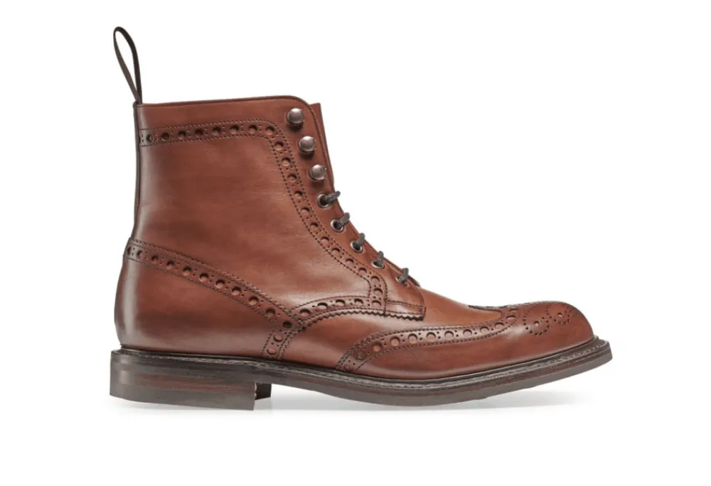 Cheaney & Sons Tweed Derby Brogue Boot<Men Derby
